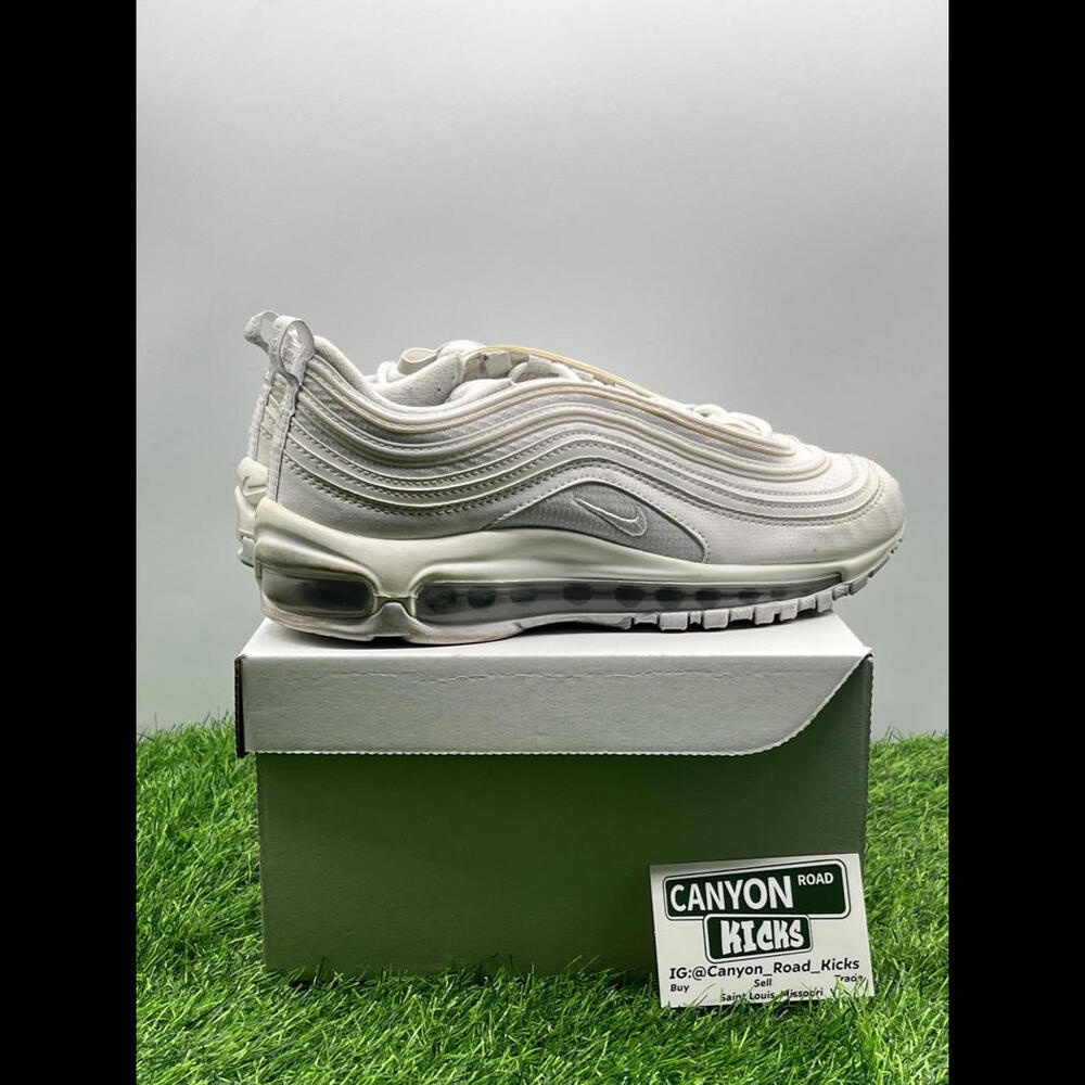 Size 7 (GS) - Nike Air Max 97 Low White Metallic Silver